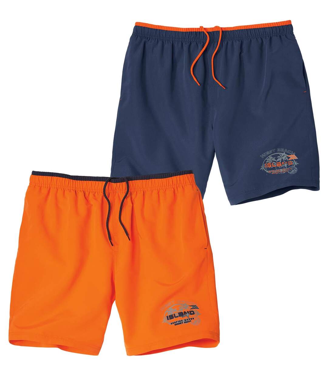 Lot de 2 Shorts de Bain Island
