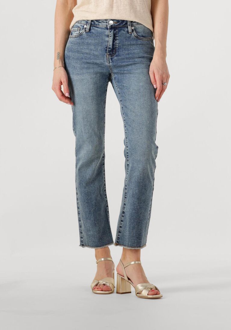 blauwe janice slim fit jeans cooper