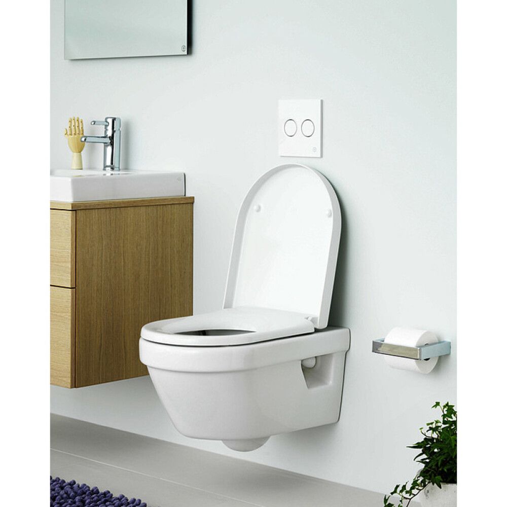 TOALETT VEGGH. GUSTAVSBERG 5G84 HYGIENIC FLUSH EKSKL FIKSTUR