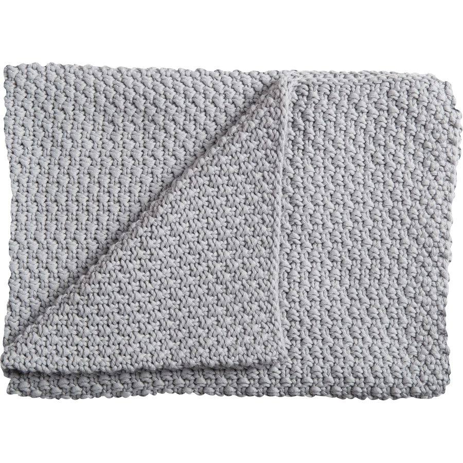 Schardt Baby Strickdecke 75 x 100 cm hellgrau