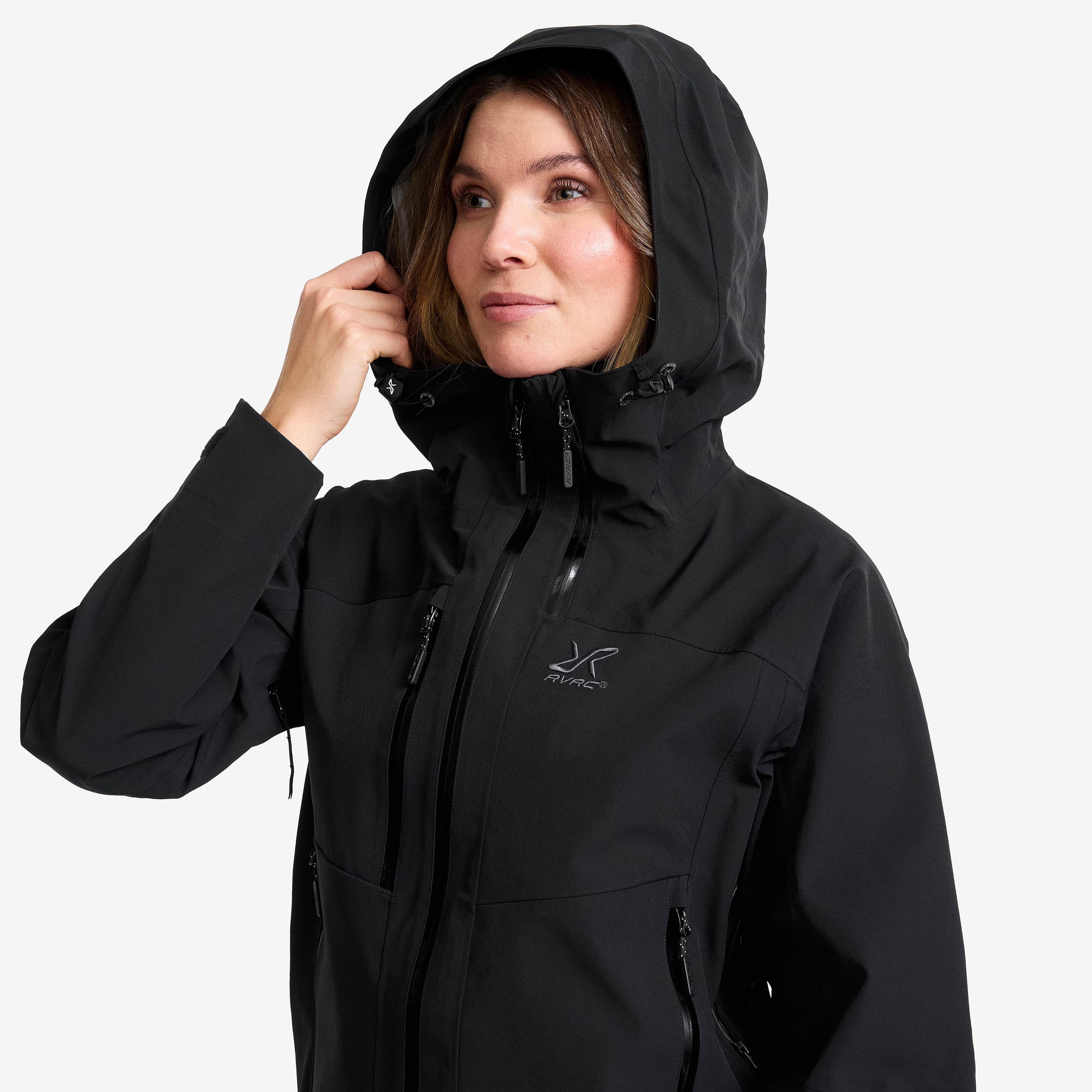 Cyclone 3L Shell Jacket Dame Black