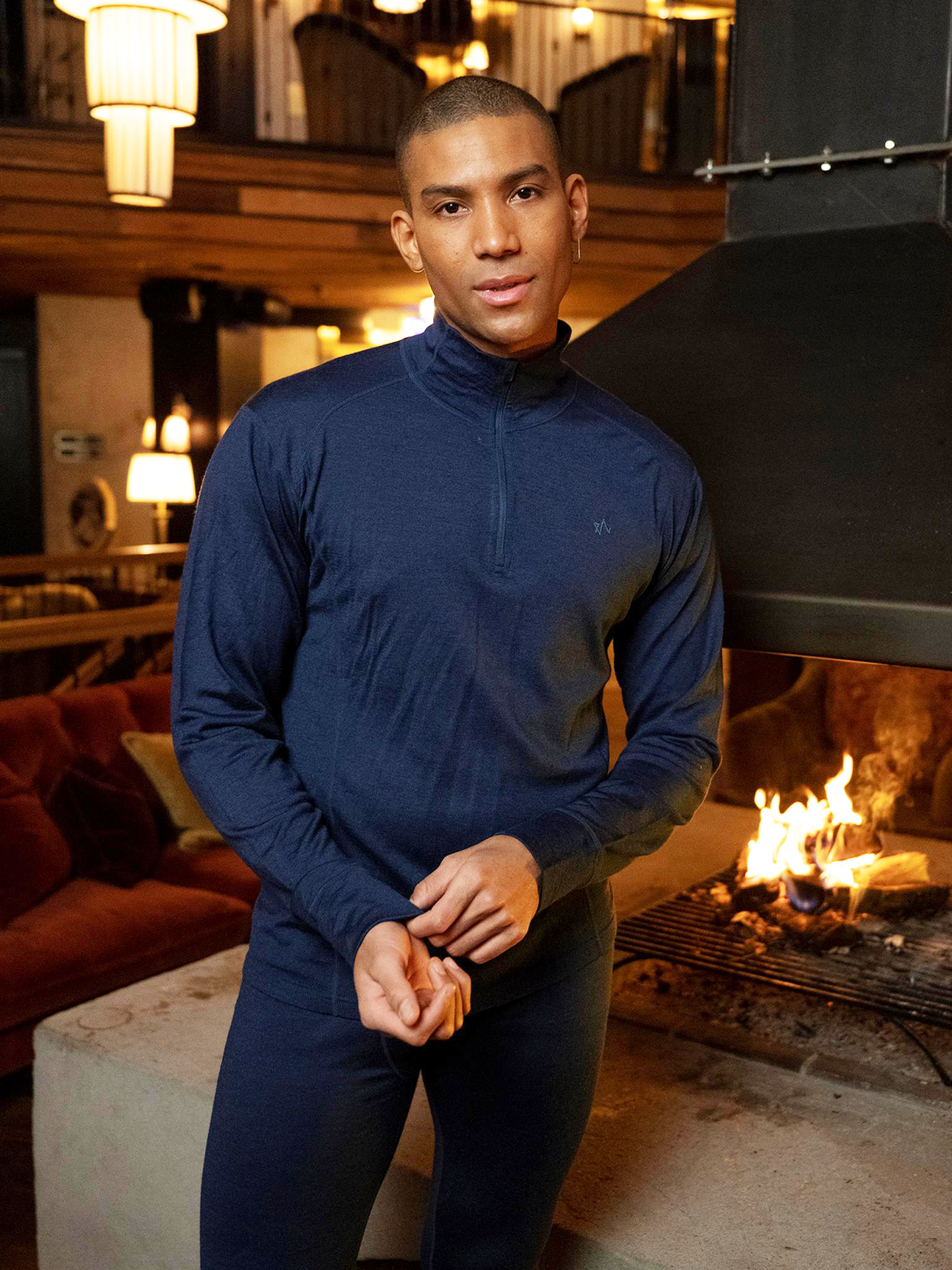 Isbre Merino Half Zip Ulltopp