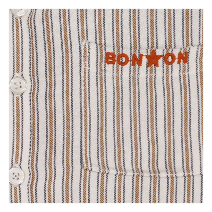 Bonton Kurta Rayée Edgar | Beige