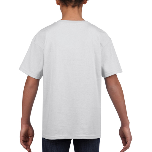 Camiseta básica de manga curta Gildan, elegante e macia