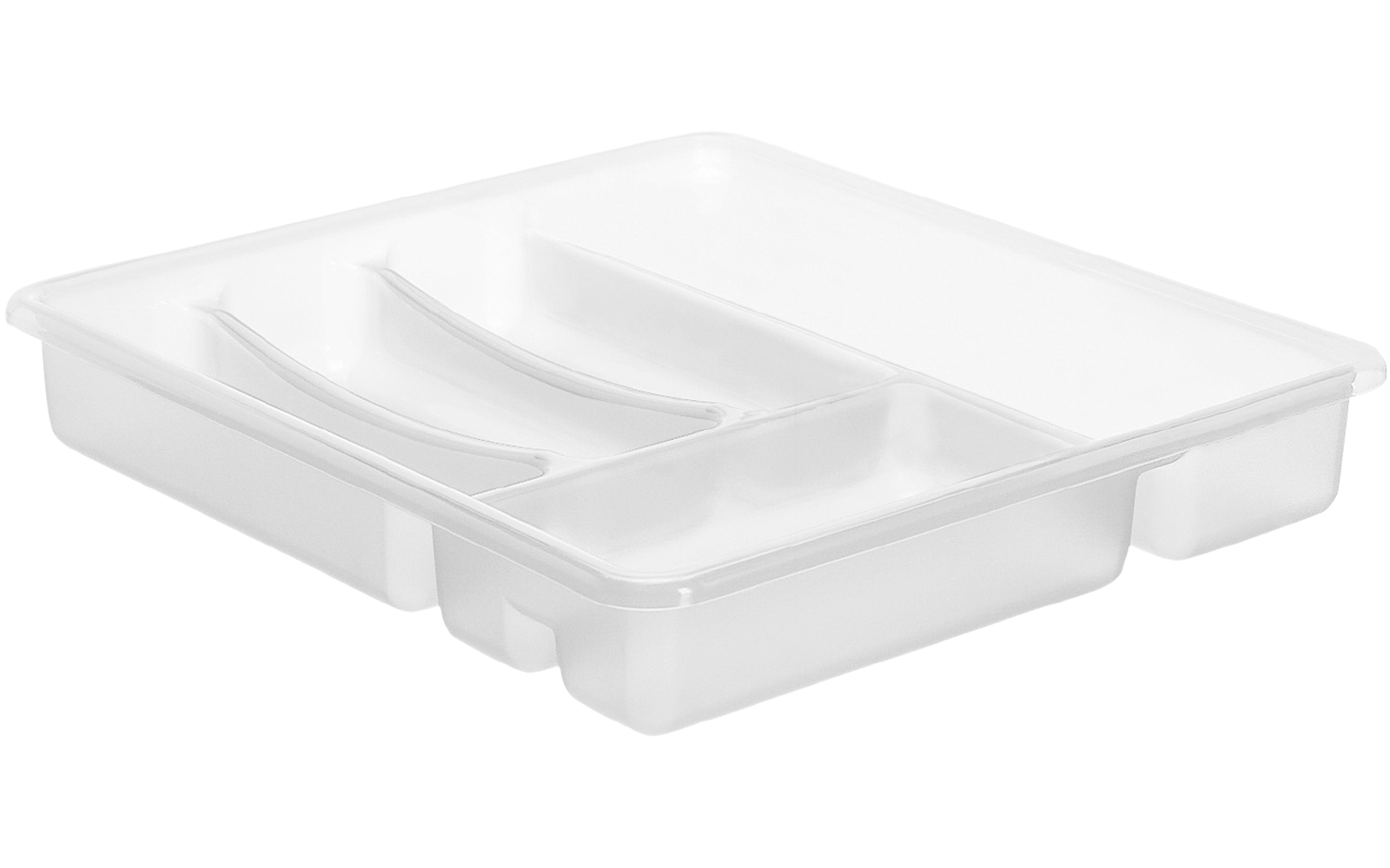 Rotho Basic Besteckkasten 6 Fächer anthrazit