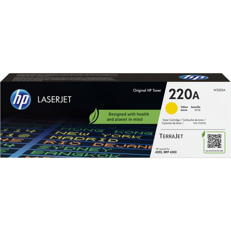 HP 220A - W220XA toners couleurs séparées pour imprimante laser