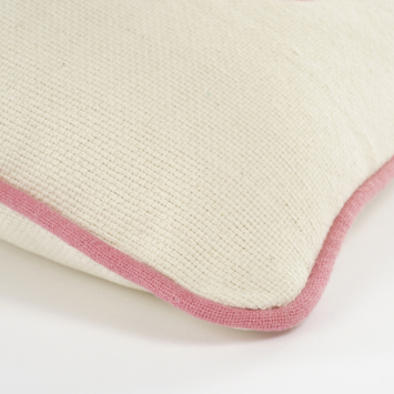 Kussen roze Saint Barth - l45xb45xh10cm