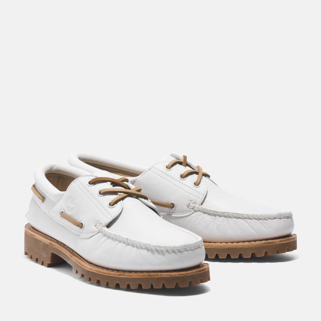Scarpa da Barca Timberland® Authentic Handsewn                da Uomo in bianco