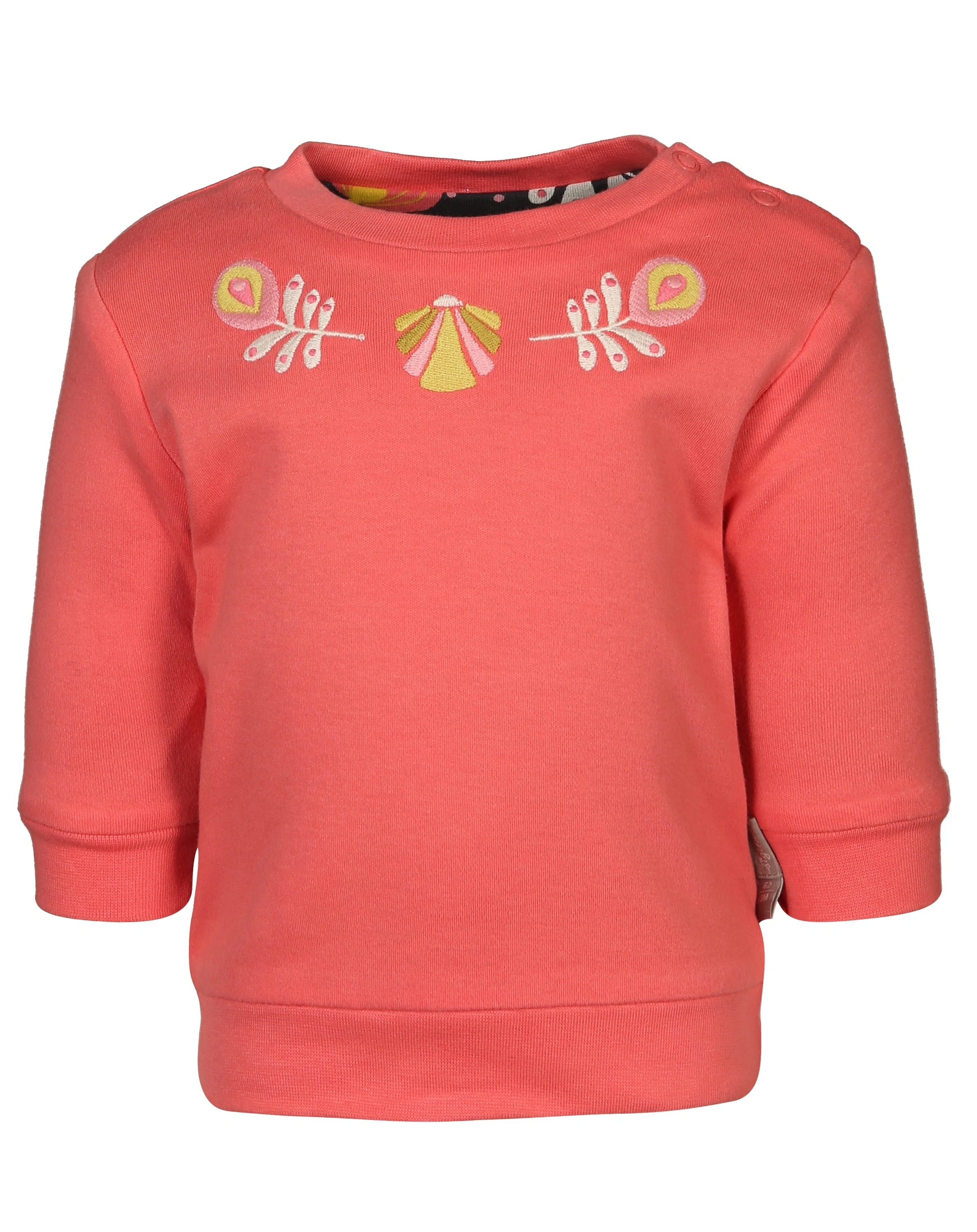 Wende-Sweatshirt SCHWAN - BABY in pink/anthrazit