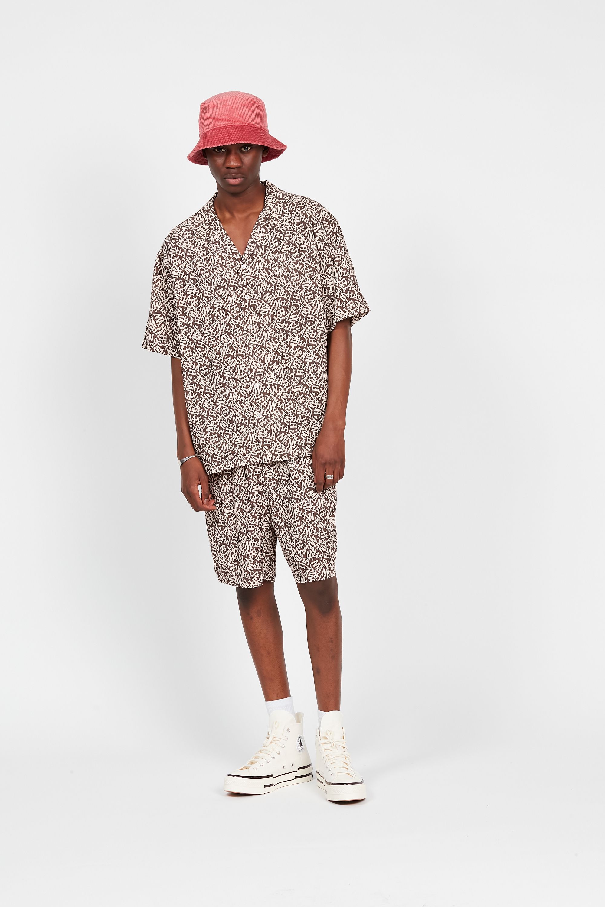 HUMAN WITH ATTITUDE Chemise bowling Marron