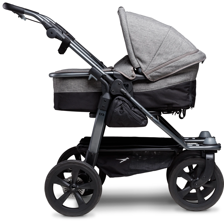 tfk Geschwisterwagen Duo Ecco Premium Grau