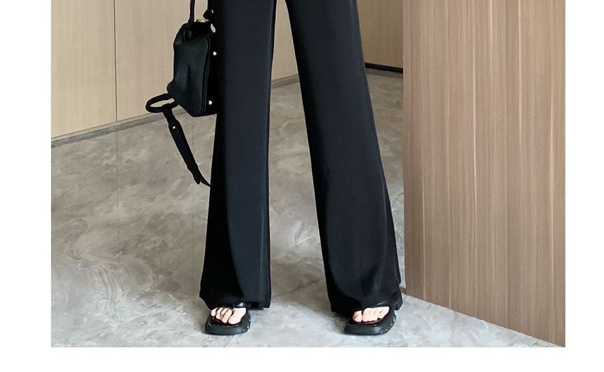 Aurora - Jumpsuit met wijde pijpen en ruches