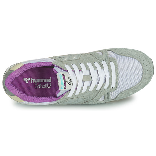 hummel - MARATHONA SUEDE - Gris / Violet