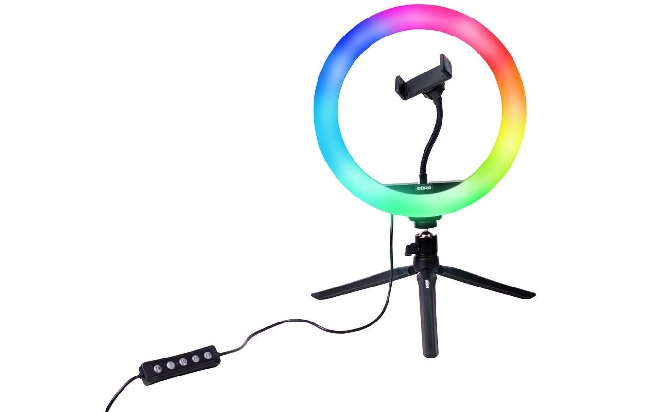 Videoleuchte Vlogging Kit VL-26 RGBRingleuchte mit spannenden, einzigartigen Farb- und Blinkeffekten