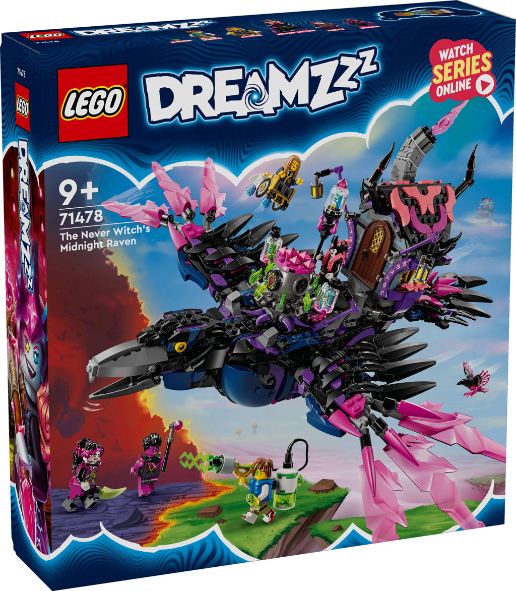 Raven, spider and hut2-in-1 De Middernachtraaf van de Neder Heks Dieren Speelgoed voor Kinderen 71478 DREAMZzz