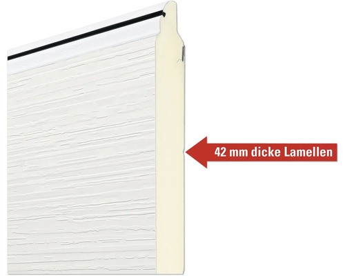 ARON Classic Garagedeur Sectionaaldeur L-profiel Slategrain RAL 9007 Grijs Aluminium 2500x2125 mm incl. Garagedeuropener, 2-knops handzender