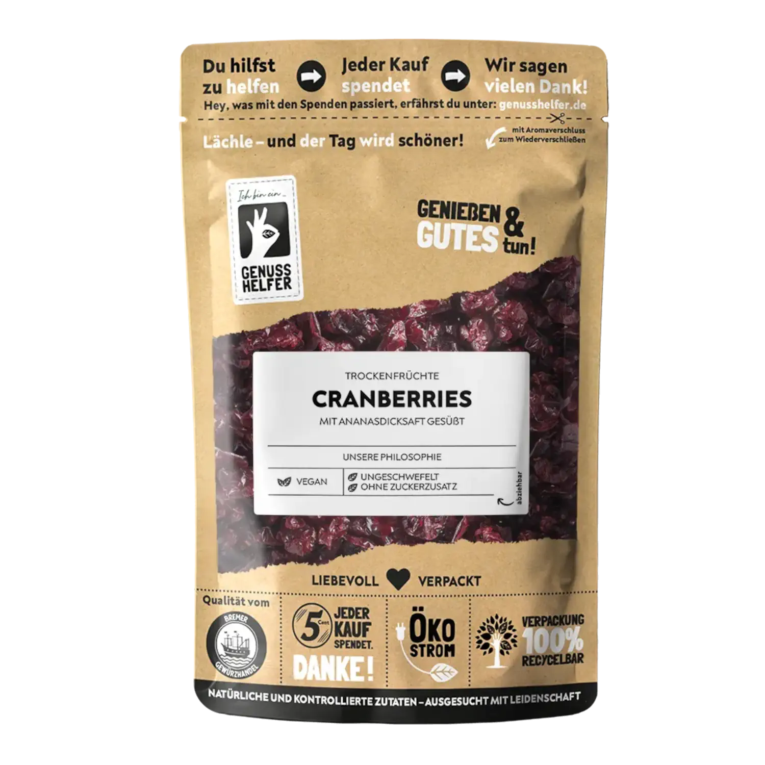 Cranberries, getrocknet