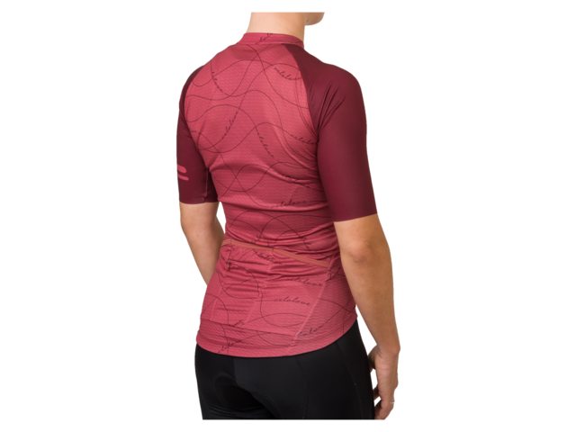AGU Velo Wave Kortærmet Jersey Rød/Pink