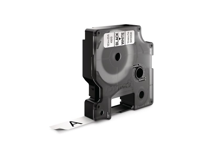 DYMO Beschriftungsband D1 Schwarz auf Weiss Band: weiss, Schrift: schwarz, für alle LabelManager