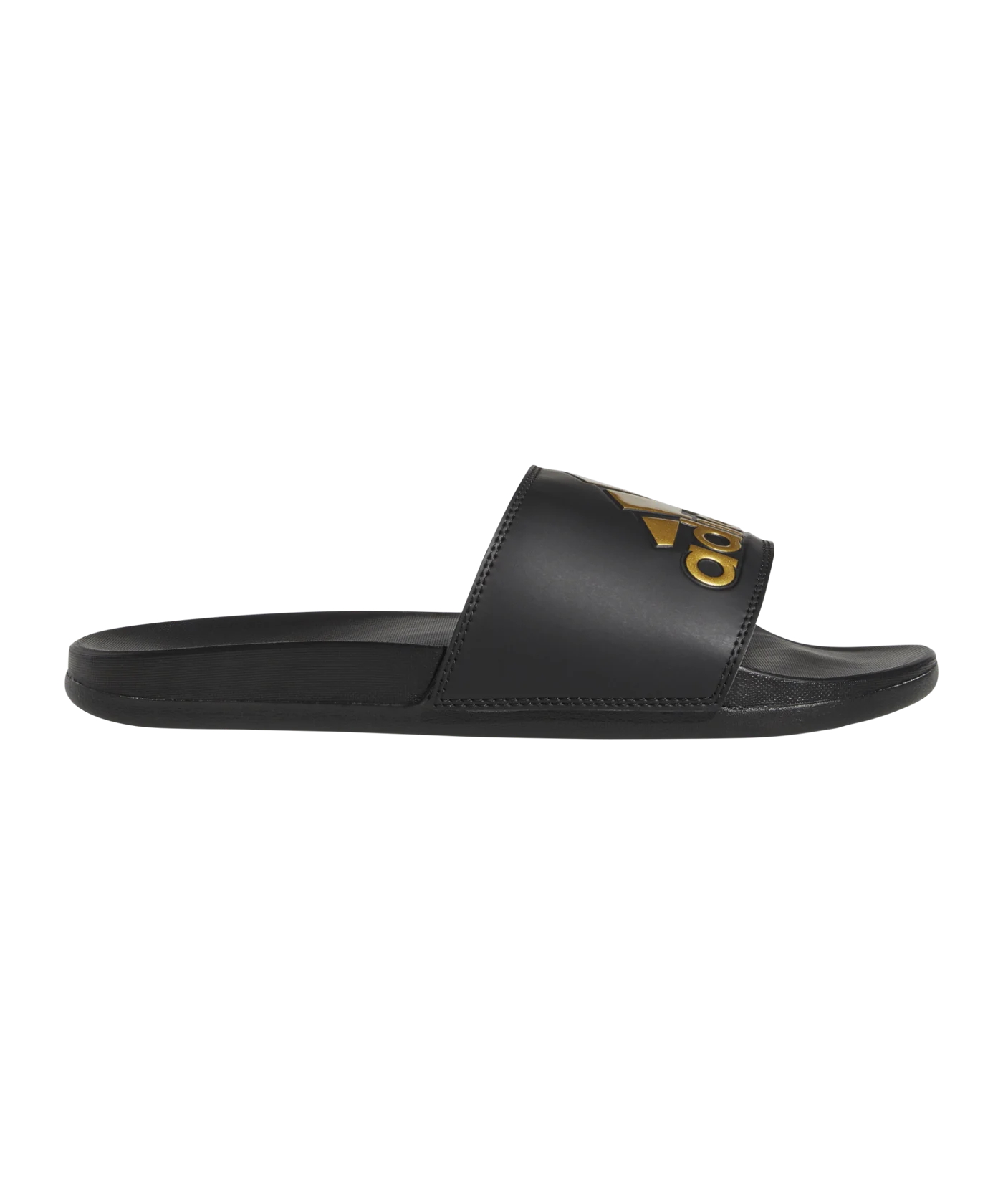 adidas Adilette Comfort Badelatsche Schwarz Gold