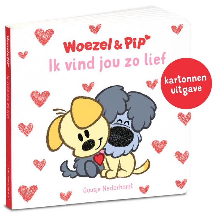 Woezel & Pip ik vind jou lief  - kinderboeken - Prénatal