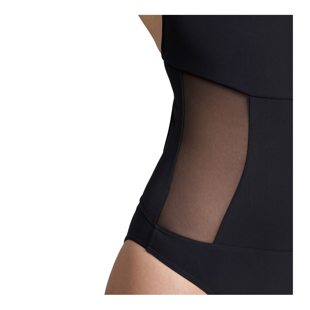 Arena MESH PANELS - Maillot de bain 1 pièce Femme black