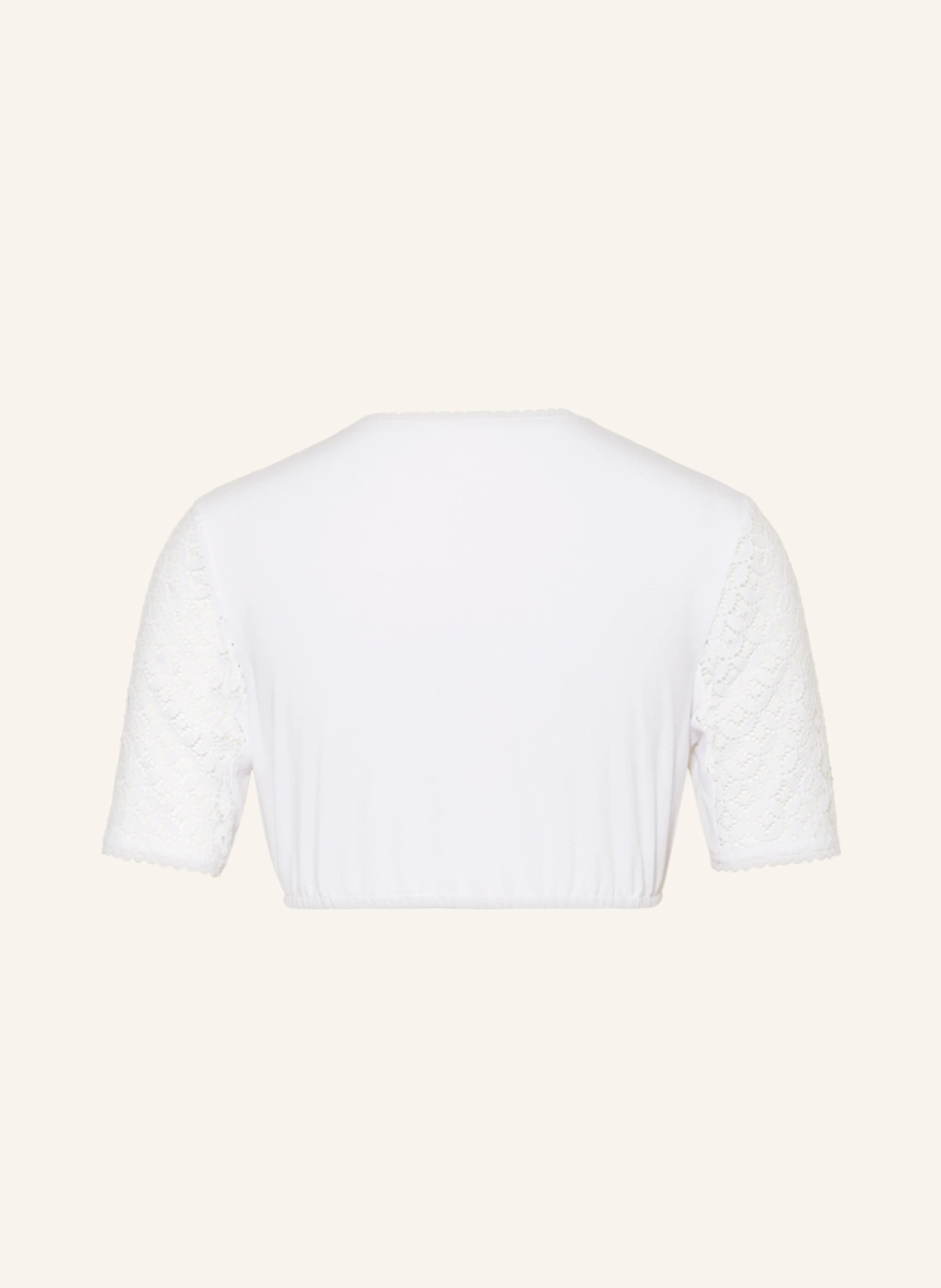 WALDORFF Dirndlbluse mit Spitze
