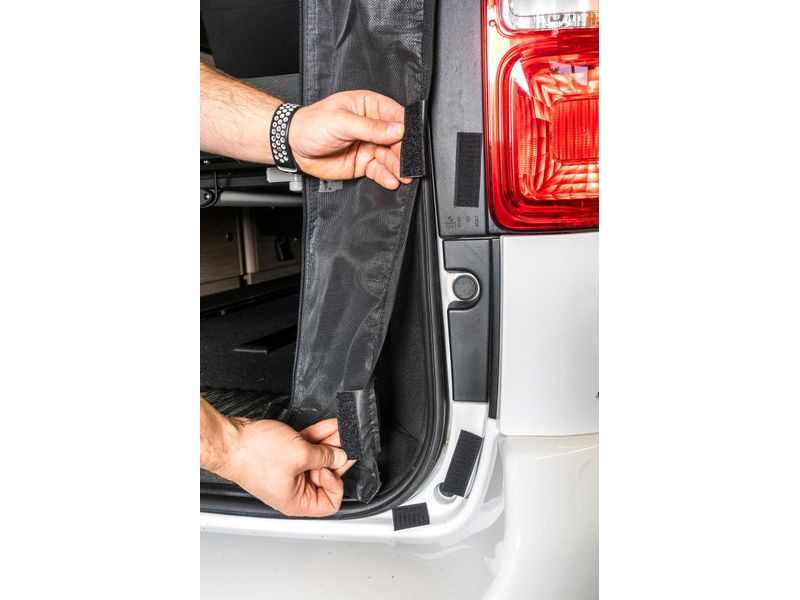 Van Quito Moskitonetz Heck – fine-mesh Heckmoskitonetz Reissverschluss für Citroën, Fiat, Opel, Peugeot, Toyota
