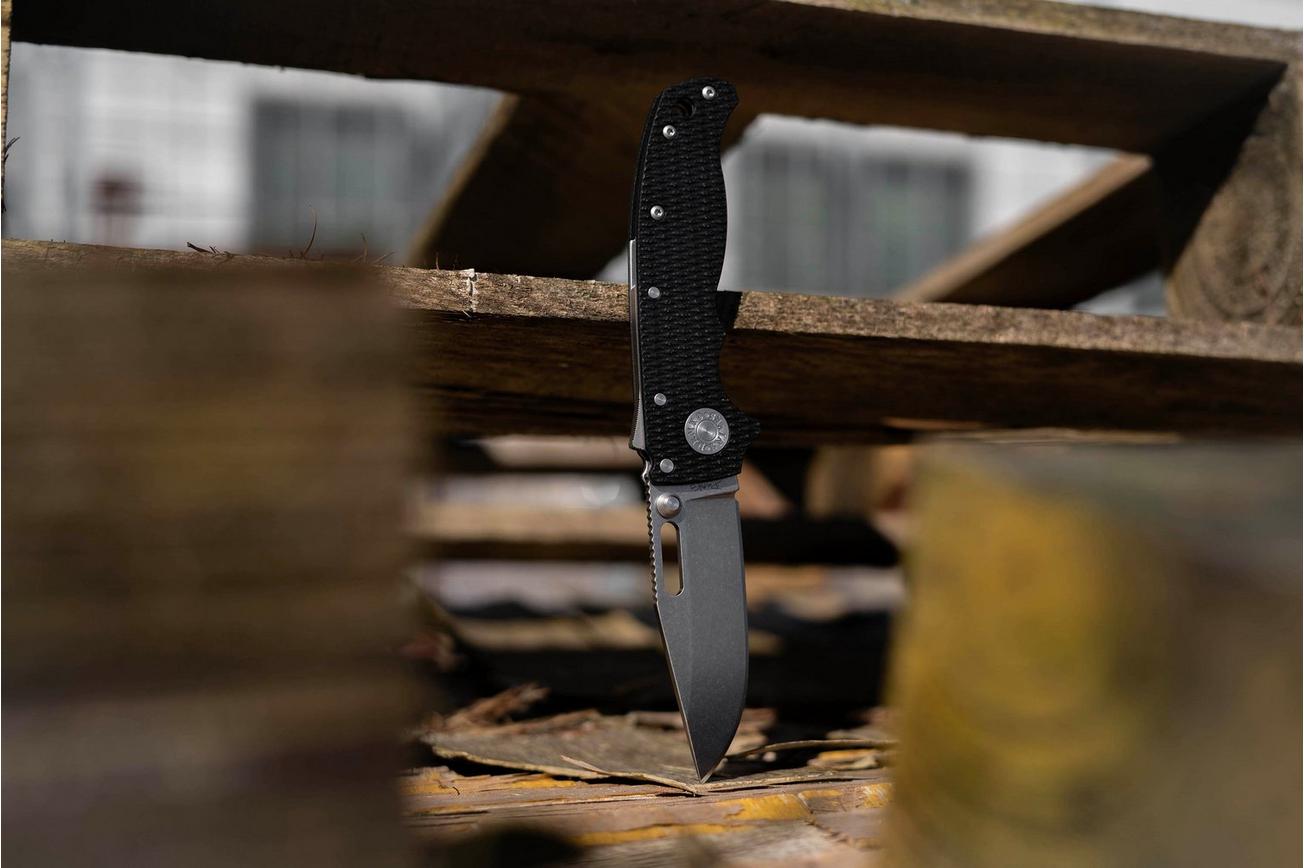 Demko Knives AD20.5 Shark-Lock CPM 20CV Clip Point AD205-20CV-BLK-CP Black G10, zakmes