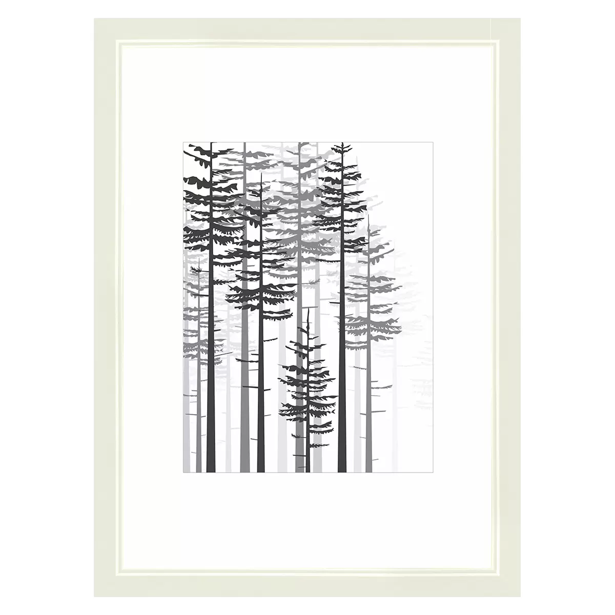 Holzrahmen 21x29.7 Modern Creme