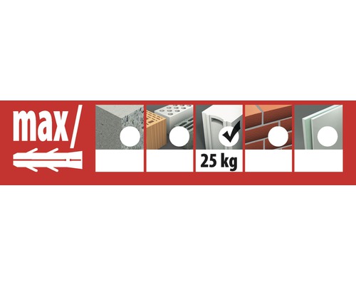 Tox Ytox 10/55 cellenbetonankers, 25 stuks