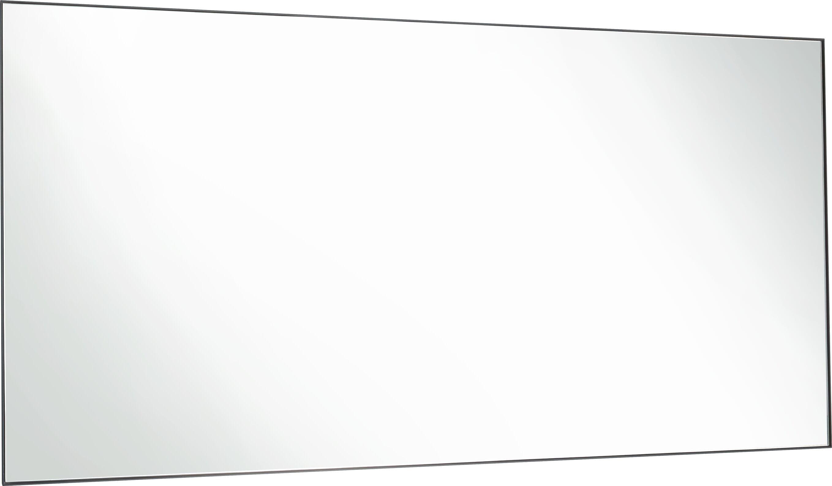NICKI Spiegel - Schwarz / B: 100.0 cm x T: 2.5 cm x H: 200.0 cm