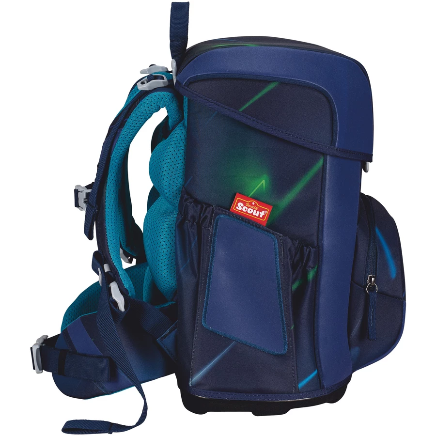 Scout Neo Exklusiv Superflash - Schulranzen Set 4tlg. City Lights