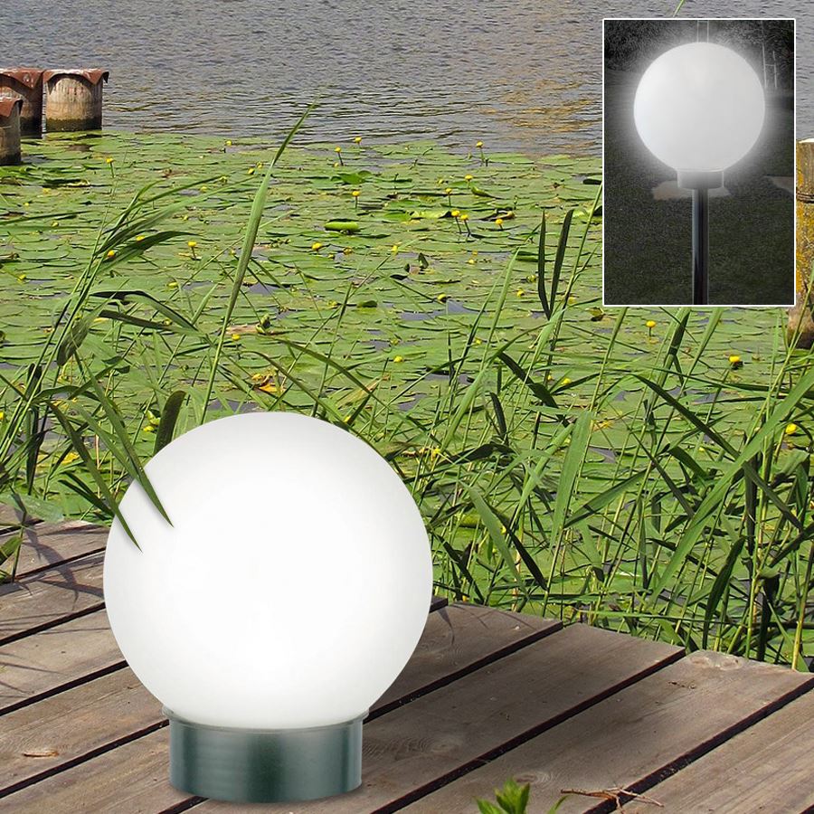 LED-Solar-Kugelleuchte 25cm