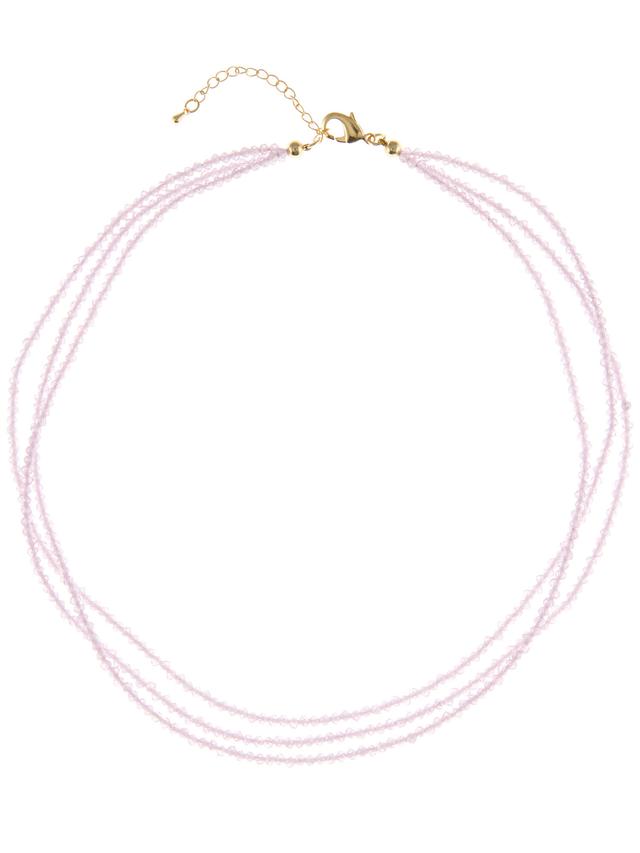 Star-Collier, Zirkonia, 3-reihig