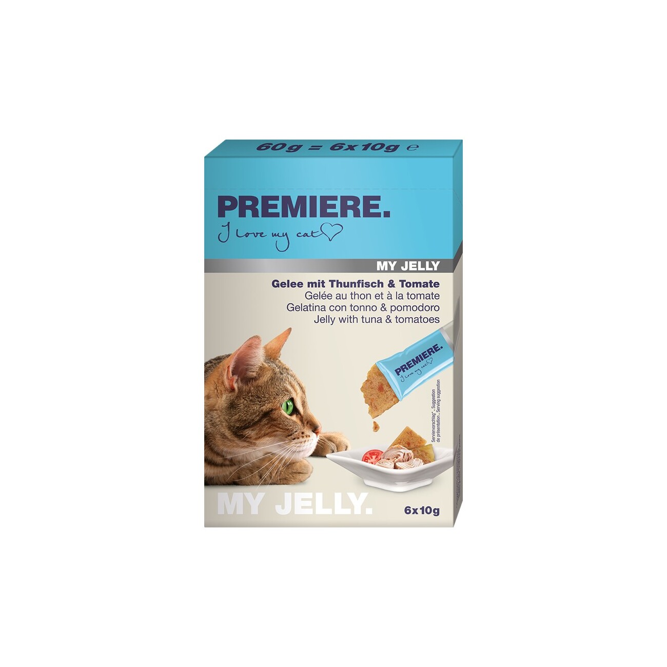 PREMIERE MyJelly Thunfisch & Tomate 6x10g