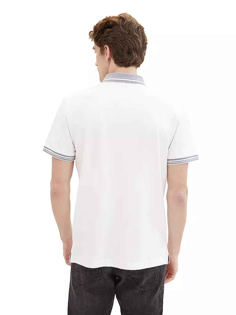 TOM TAILOR Poloshirt weiss