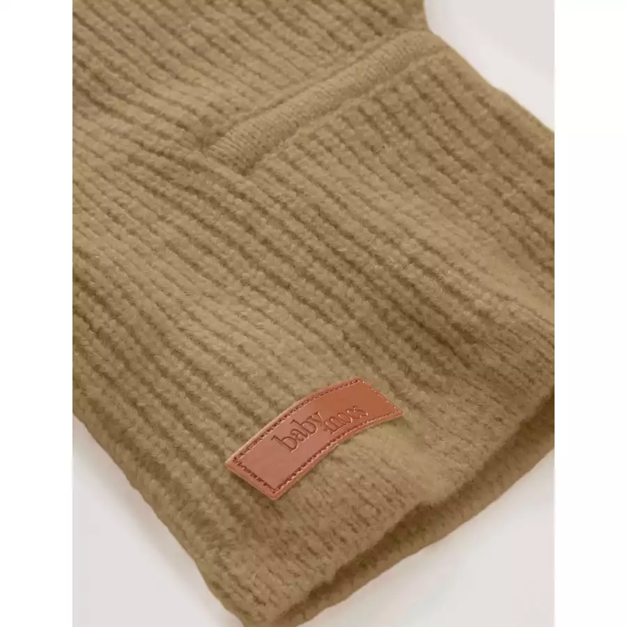 BabyMocs Mütze Vegan hellbraun