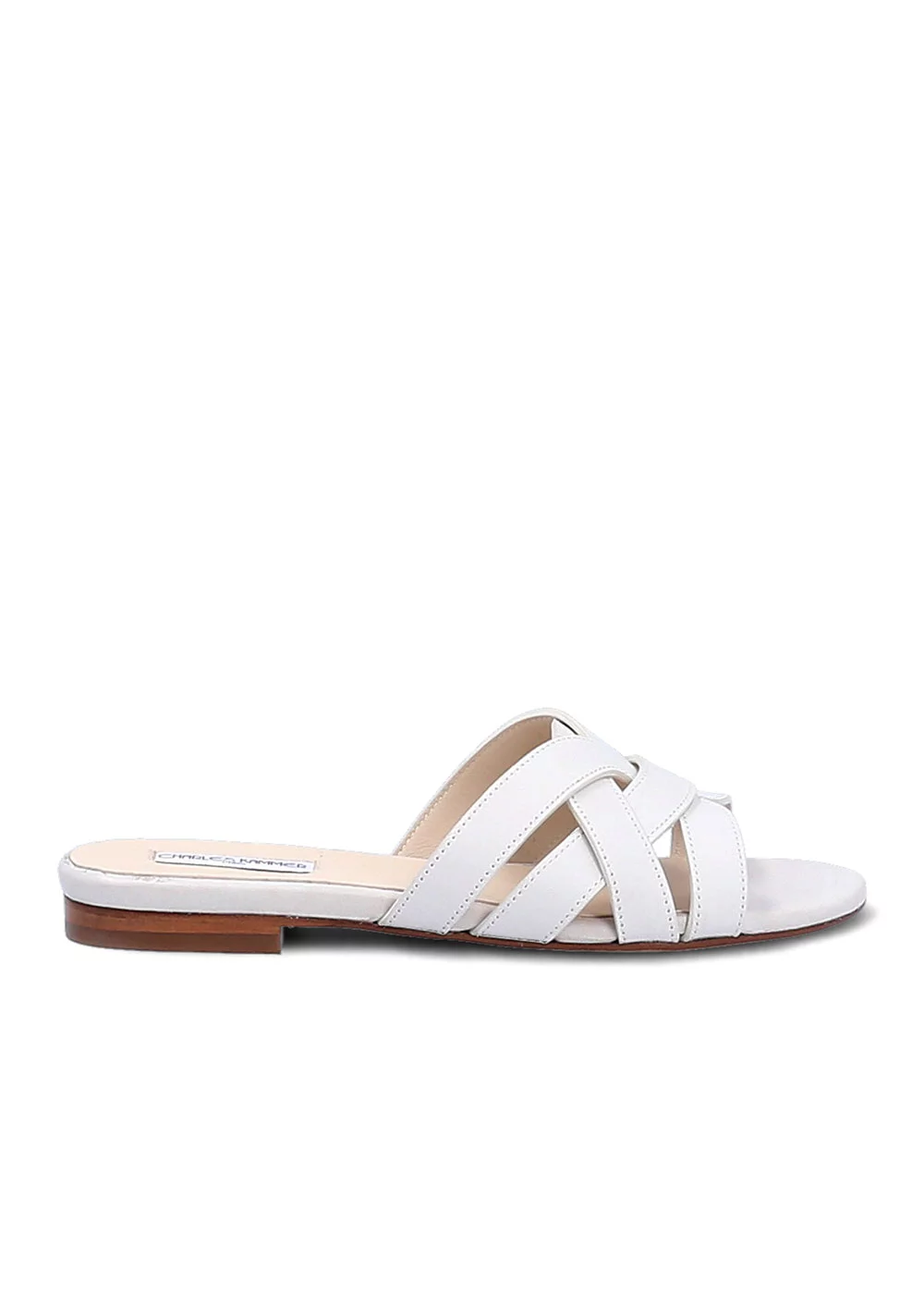 MULE RAMBUTEAU CUIR BLANC