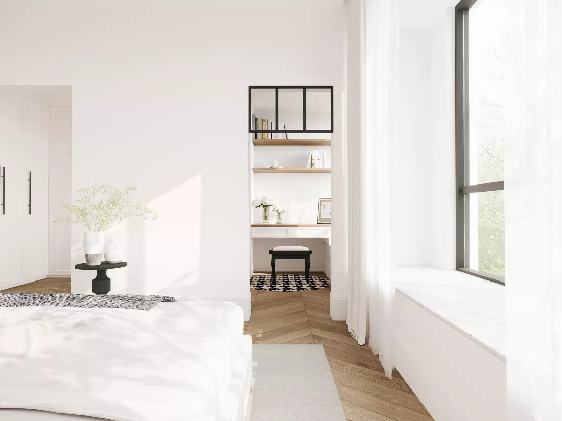 Imposte atelier en aluminium thermolaqué - L73 x H40cm - Noir - BAYVIEW