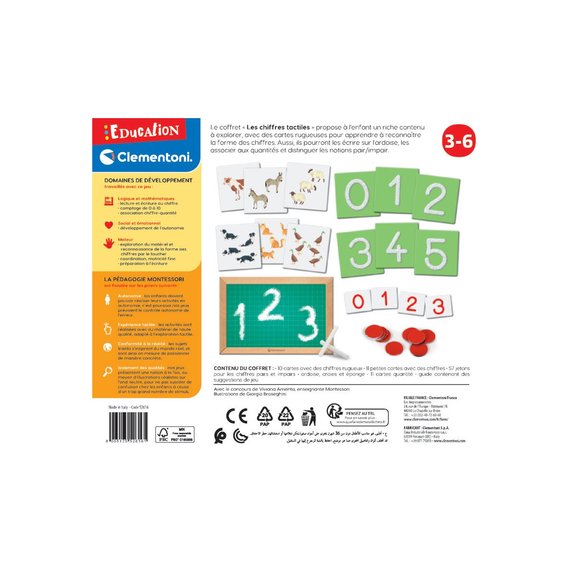 Les Chiffres tactiles - Montessori