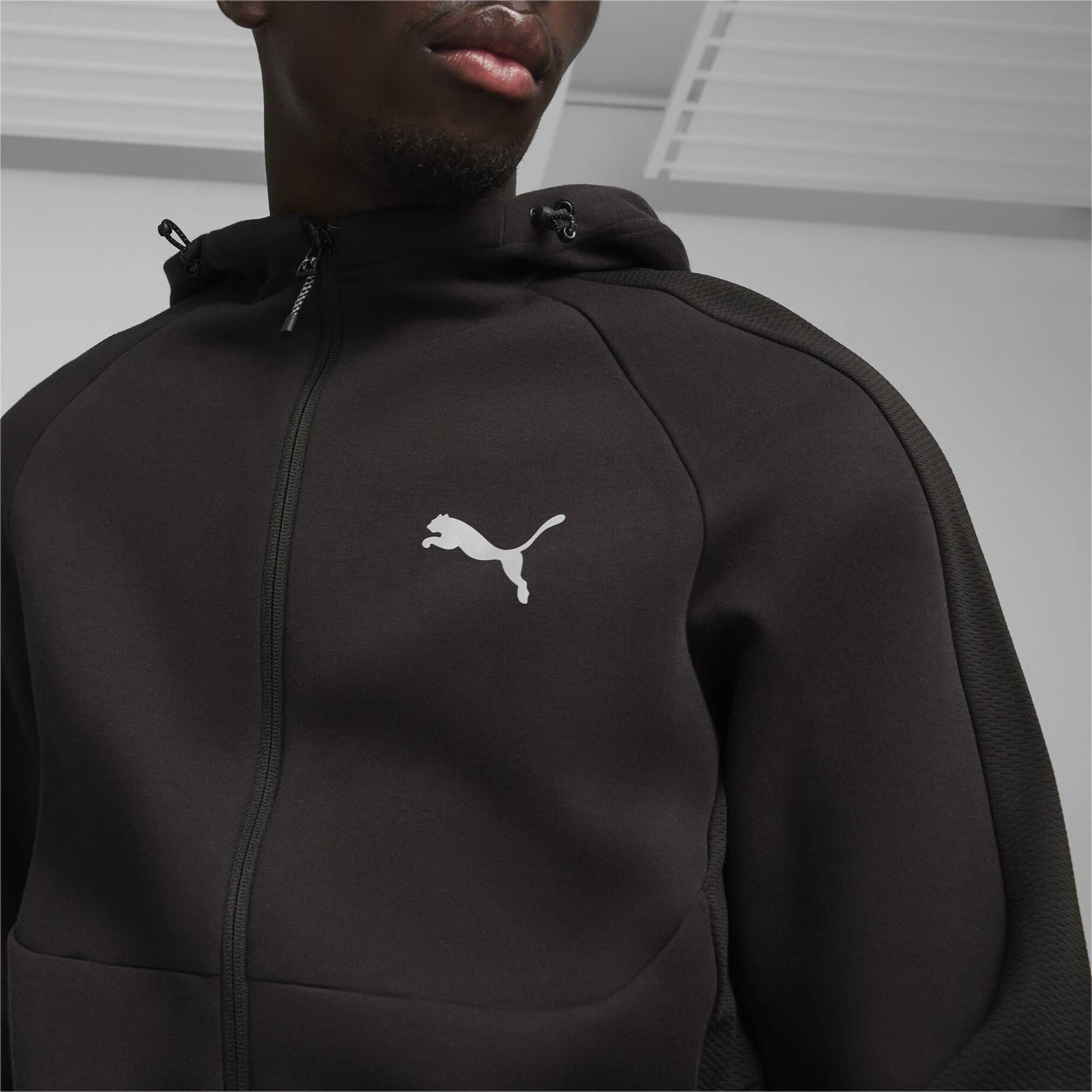 Puma| Herren Sweatjacke PUMA EVOSTRIPE Full-Zip