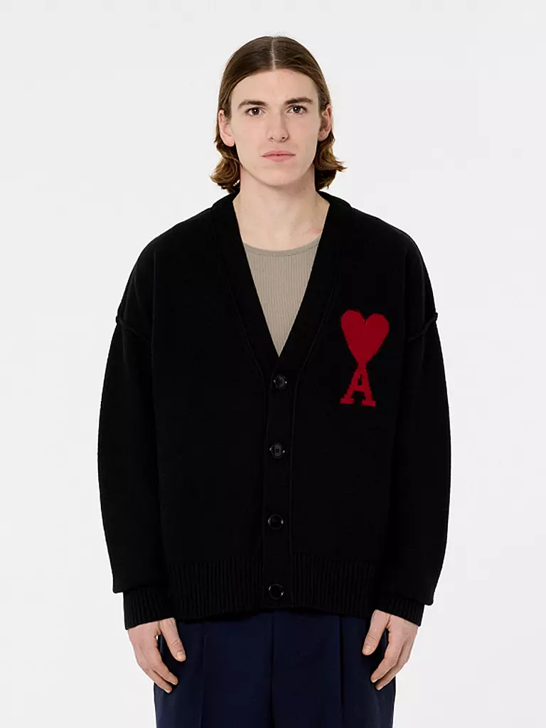 AMI PARIS Cardigan schwarz