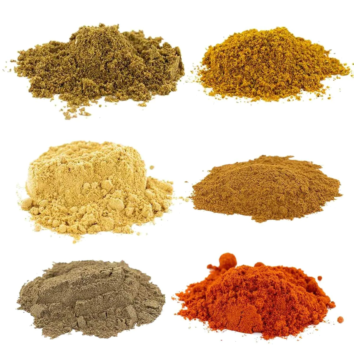 Kit 6 épices en poudre bio Aromandise