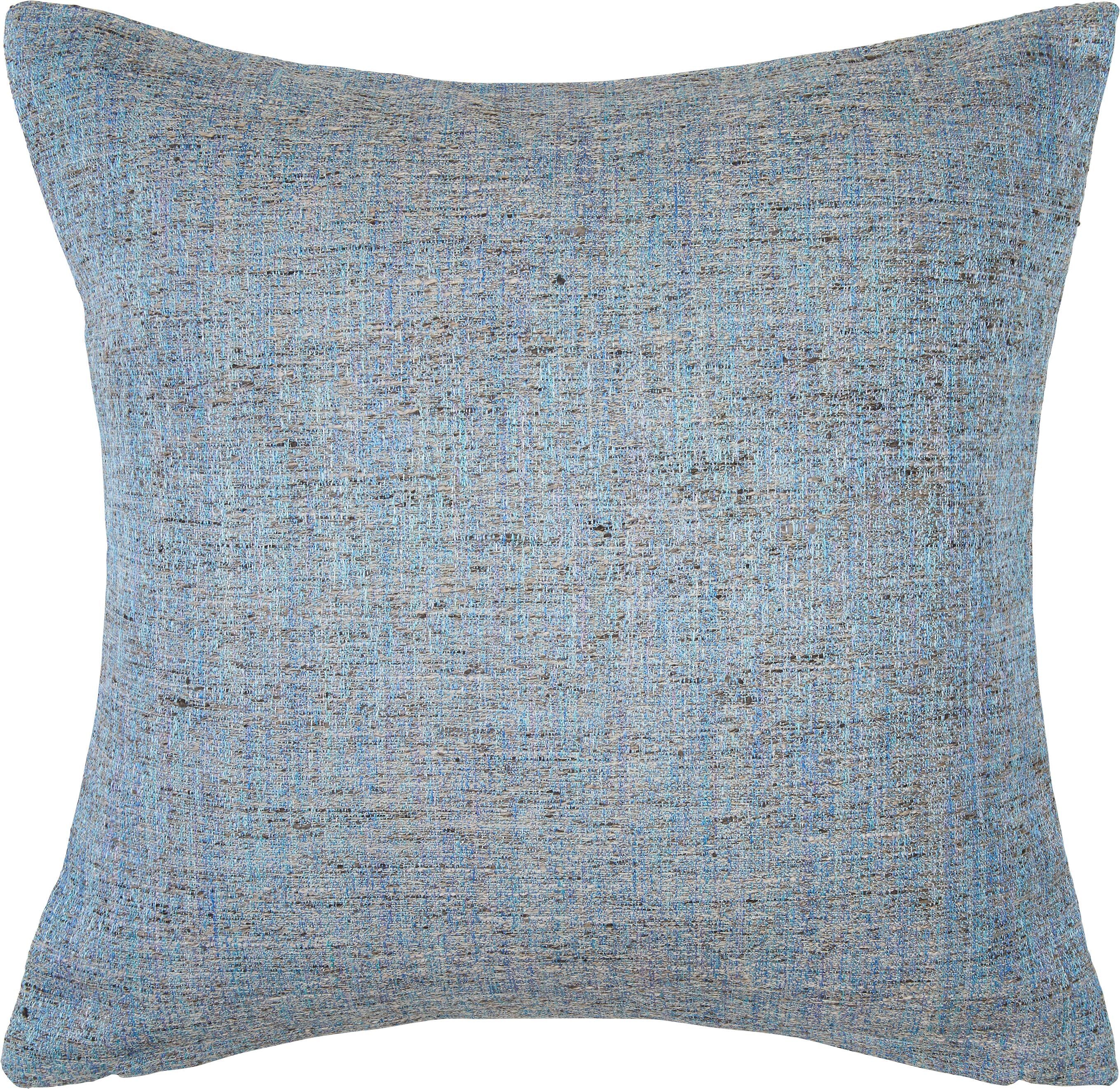 AURIA Zierkissen - Hellblau / B: 45.0 cm x H: 45.0 cm