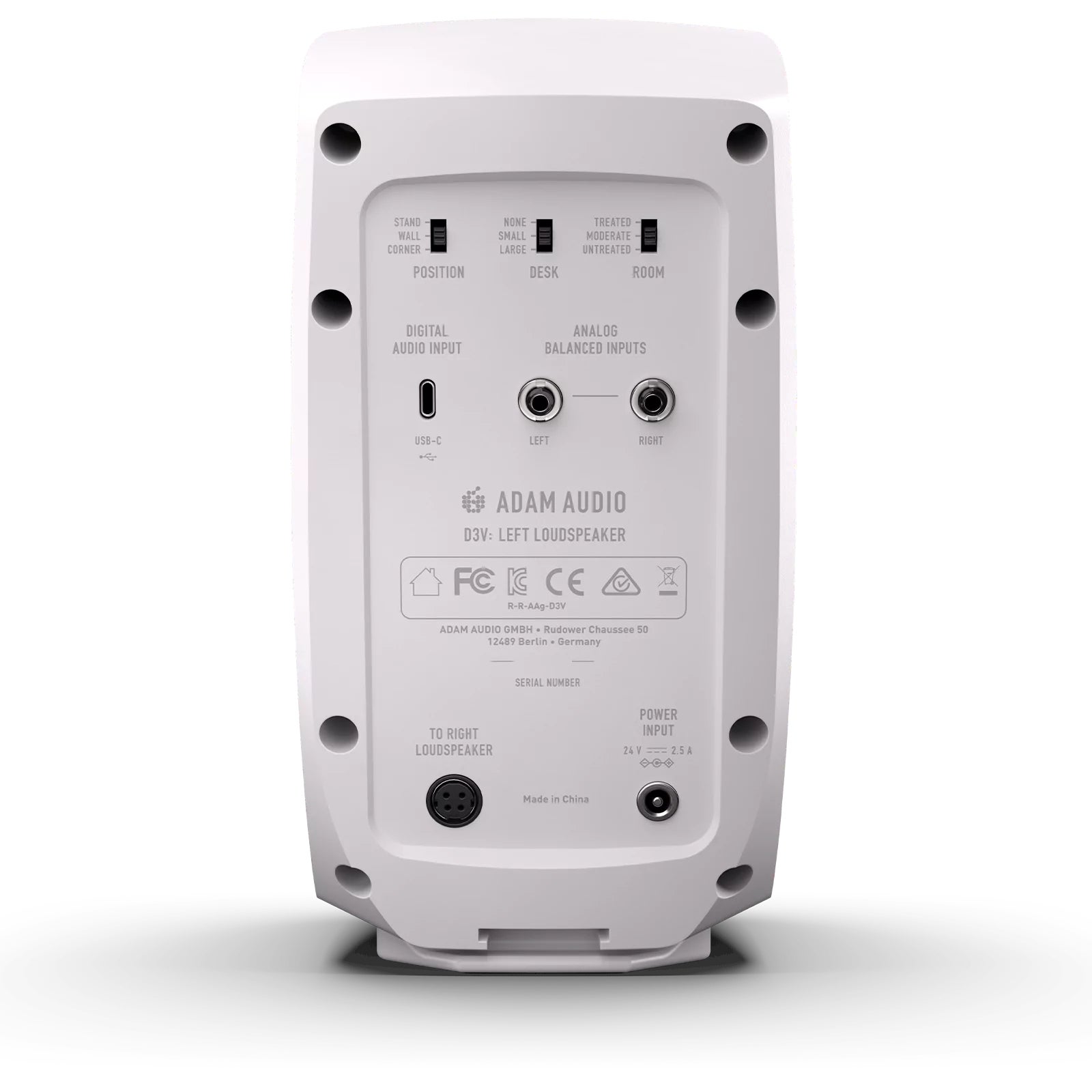 Adam D3V WH actieve studiomonitor (tweedelig)