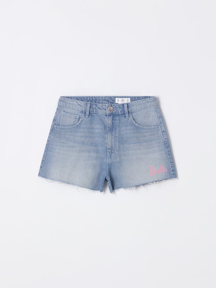 Shorts jeans Barbieñ - Azul claro