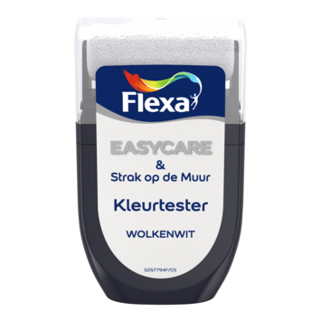 Flexa Strak op de muur Easycare kleurtester mat wolkenwit 30 ml