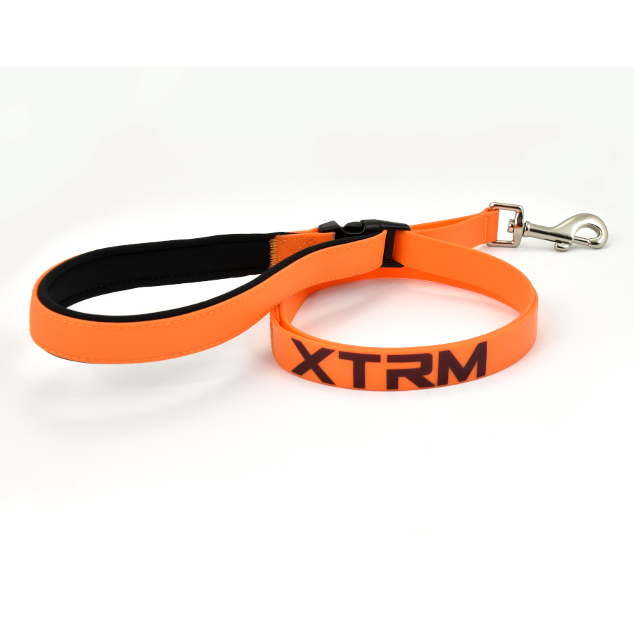 Guia para cães X-TRM laranja em PVC