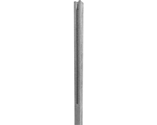 Standaard startpaal, enkelzijdig, 154/210 x 11 x 11 cm, grijs
